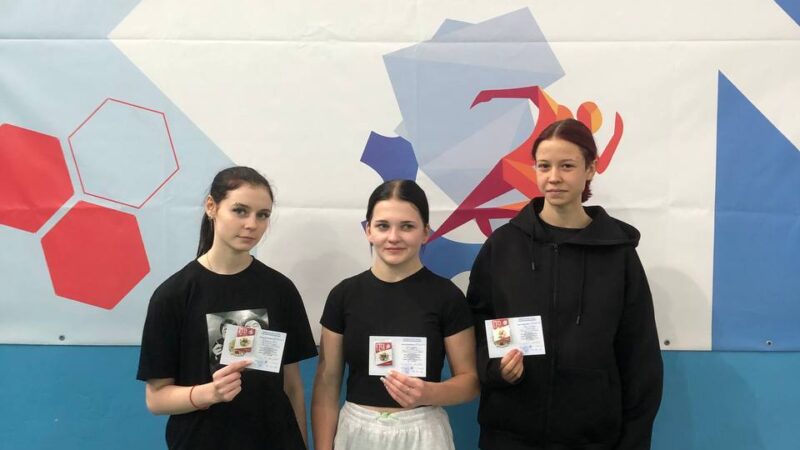 В Кемеровском аграрном техникуме им. Г.П. Левина состоялось вручение знаков отличия ГТО