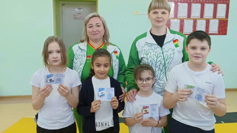НАГРАЖДЕНИЕ ЗНАКАМИ ОТЛИЧИЯ ВФСК ГТО В НОВОСТРОЕВСКОЙ ШКОЛЕ