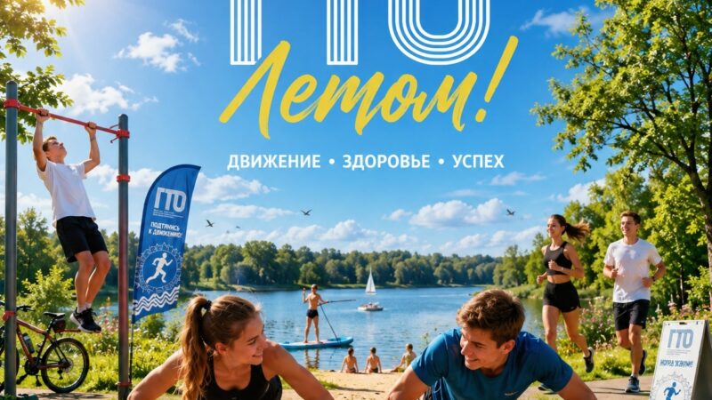 ЗАВТРА В МЕТАЛЛПЛОЩАДКЕ ПРОЙДЁТ ЯРКАЯ АКЦИЯ «ЛЕТО С ГТО»!