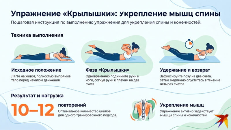 Движение ГТО: Упражнения для укрепления мышечного корсета