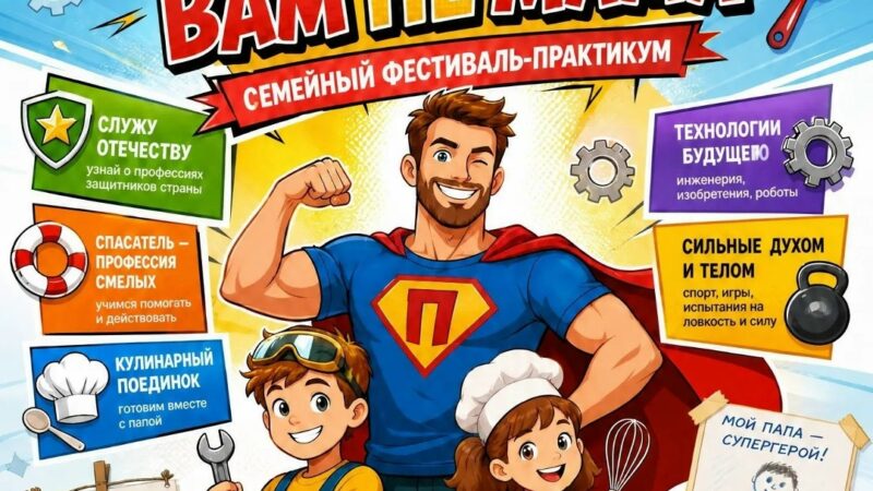 Семейный фестиваль-практикум ко Дню отца!