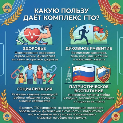 Польза комплекса «Готов к труду и обороне»